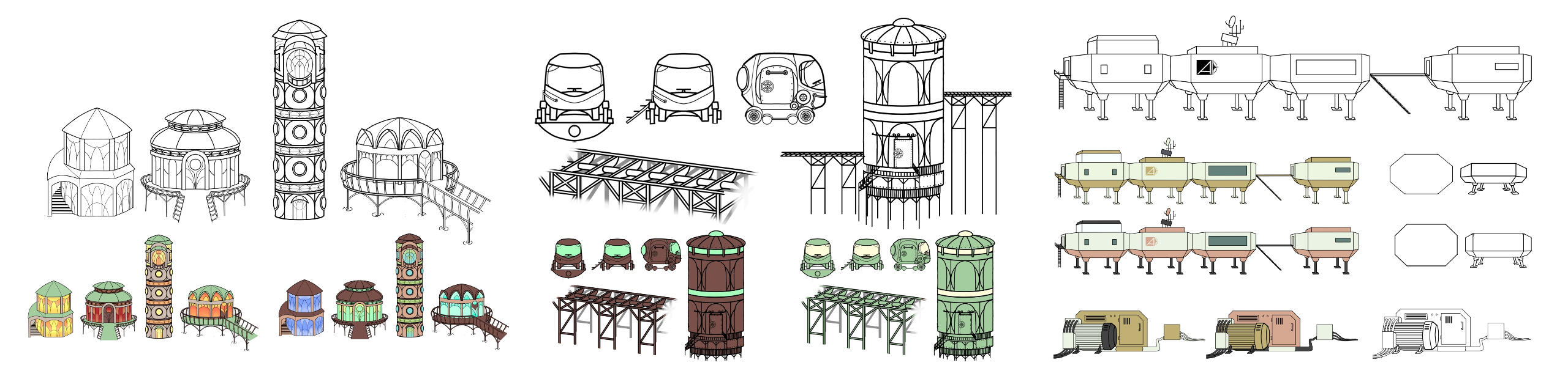 Buildings and Vehicles