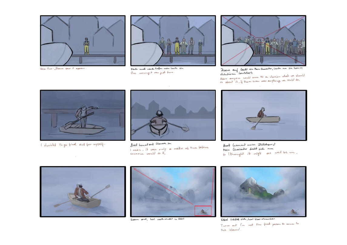 Storyboard Opening Sequence